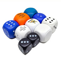 BSBH vente en gros pas cher personnalisé PU mousse dés en forme Six faces Spot géant Cube dés Stress jouets balles pour promotionnel