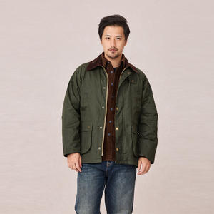 Мужская куртка с вельветовым воротником в американском стиле - Product Image 2