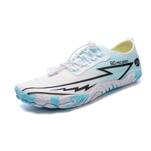 <span class=keywords><strong>Chaussures</strong></span> aquatiques unisexes antidérapantes à cinq <span class=keywords><strong>doigts</strong></span> pour la natation, la plongée et le fitness en extérieur, <span class=keywords><strong>avec</strong></span> semelle en caoutchouc, pour la marche sur le sable et la baignade - Product Image 1