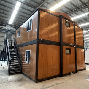 Maisons préfabriquées pliantes à bon <span class=keywords><strong>prix</strong></span>, 20 pieds, 30 pieds, 40 pieds, 2 étages, maisons préfabriquées de luxe à 2 étages, maisons conteneurs extensibles de 40 pieds, maison conteneur - Product Image 4