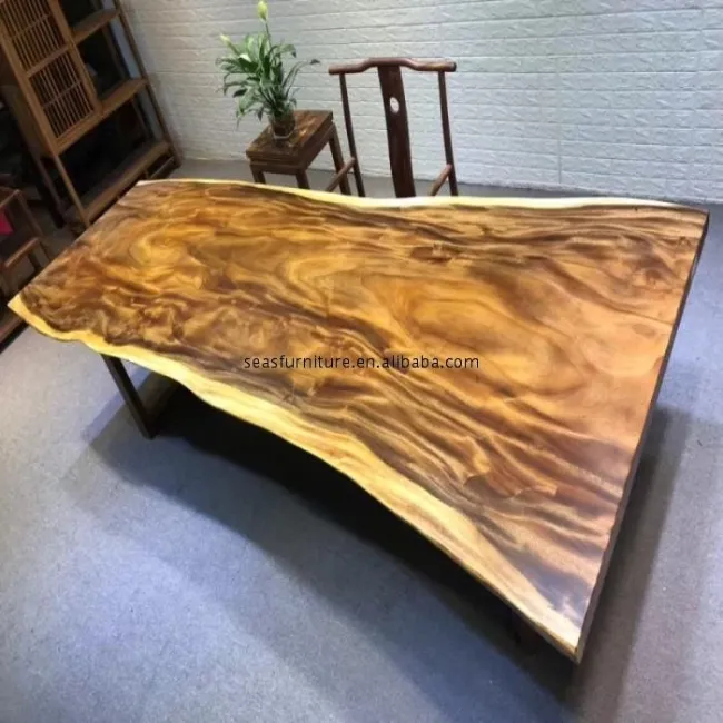 Factory Sell Furniture Live Edge Natural Curve With Wholesale Price