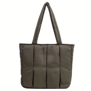 <b>Work</b> Tote <b>Bag</b> for Women Puffer Nylon Purse with Laptop Compartment, Large Shoulder <b>Bag</b> for Travel - Product Image 2