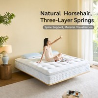 Matelas à ressorts ultra-doux et ferme en crin de cheval fait main Zhuohang Galaxy, qualité mère-bébé, pour chambre à coucher, mobilier de maison d'origine chinoise