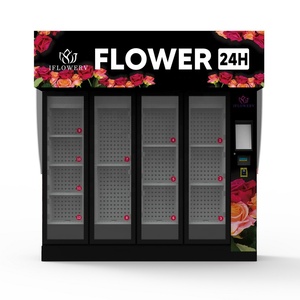 Distributeur d'extérieur testé 4 ans pour la conservation des légumes et fruits, avec 6 compartiments, et machine distributrice de fleurs SDK pour centres commerciaux - Product Image 6
