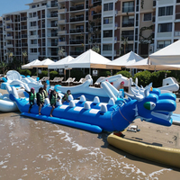 Jeu d'eau gonflable Dragon Boat équipement aquatique gonflable de haute qualité pour adulte