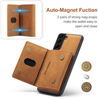 Étui de téléphone portable à rabat magnétique 2 en 1 en cuir pour Samsung S20 S21 S22 Plus S22 Ultra Note 20 A51 A72 A52