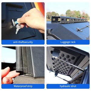 Toldo de acero impermeable para camión <span class=keywords><strong>4x4</strong></span>, toldo para camioneta Camper DMAX para Isuzu Chevrolet Chevy Sierra Mitsubishi Triton - Product Image 6