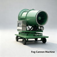 Canon à brouillard pour la pulvérisation de brume à l'échelle des microns, contrôle de la poussière pour la construction et la démolition