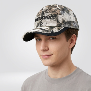 Premium <span class=keywords><strong>Luxe</strong></span> Vente en gros Usine OEM Personnalisé Sport Pêche Chasse Extérieur Forêt Camouflage A Frame 6 Panel Country Dad Cap Hat - Product Image 2