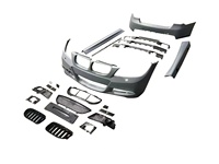 Upgrade Bodykit Mobil BMW Seri 3 E90 Tahun 2005-2008 ke Gaya MT, 3S E90 Pre-LCI ke Tampilan M Sport, Set Bumper Mobil dan Diffuser Belakang