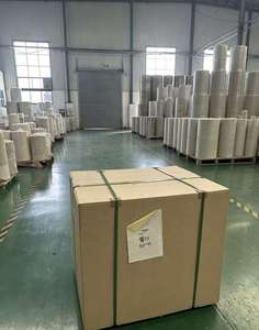 Papel Adhesivo de Vinilo con Revestimiento de Pegamento al Agua de una Cara, Papel Antiadherente Amarillo para Etiquetas de Embalaje, 16 g/m² - Product Image 2