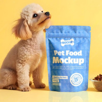 Sacs d'emballage écologiques refermables biodégradables pour friandises pour chats et chiens, aliments secs pour animaux de compagnie (poitrine de poulet, crocodile)