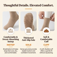 Chaussettes de yoga en tricot personnalisées, couleurs personnalisées, antibactériennes, séchage rapide, respirantes, logo personnalisé, silicone, enfants, jeunes, femmes, Pilates