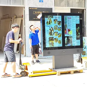 BEMS 옥외 전기 용량 자동 판매기 디지털 방식으로 signage 및 전시 광고 스크린 주문 간이 건축물 내부전화 단추 외침