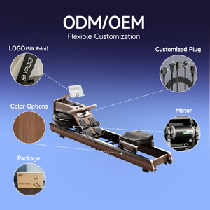 Vente directe usine – Rameur aquatique d'intérieur auto-alimenté avec 32 niveaux de résistance réglable - Product Image 5