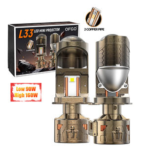 Redsea alta potencia L33 160W 30000LM lente <span class=keywords><strong>H4</strong></span> Led láser 6000K Mini lente Led <span class=keywords><strong>H4</strong></span> Y7 <span class=keywords><strong>H4</strong></span> Mini lente Led faro <span class=keywords><strong>para</strong></span> coche motocicleta - Product Image 1