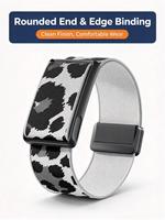 Bracelet de montre en nylon à motif léopard, respirant, 25 mm, pour montre connectée Amazfit Helio/ODM/OEM