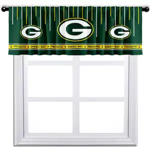 Pittsmbra steelers 54x18 "cortina valance janela tratamento nfl valance para banheiro e cozinha