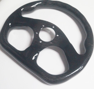 SHENYU - Volante Deportivo Multifunción de Fibra de Carbono Brillante con Tejido Twill 3K, 5 mm de Grosor, Ligero y de Alto Agarre - Product Image 5