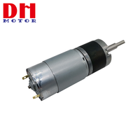 Motor de Engranajes Sumergible IP68 de 24V CC con Imán Permanente y Escobillas, de Larga Duración, para Electrodomésticos
