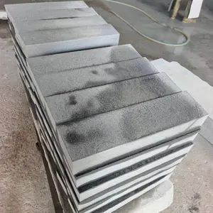 Lajes chinesas baratas de pedra G654 para piso e pavimentação de granito cinza gergelim