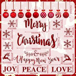 Decoraciones Magnéticas para Puerta de Garaje con Diseño de Papá Noel y Muñeco de Nieve a Cuadros Rojos, Más Vendidas, Tamaño Personalizable, Bolsas de Moda - Product Image 3