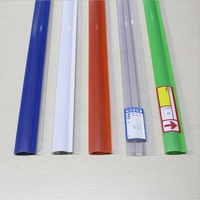 Porte-étiquettes en plastique, transparent, pour supermarché, épicerie avec bande de prix