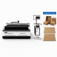 PANDA CNC Cortadora Plotter Automática de Cama Plana Digital para Fabricación de Cajas de Cartón, Bomba para Cajas de Cartón, Juntas de Tela y Cartón