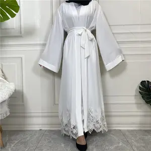 Yibaoli-fabricante de ropa islámica para mujer, abaya abierta turca, arabia Saudita, 6 colores, venta al por mayor