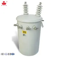 Autotransformador Toroidal de Montaje en Poste, Entrada de Alto Voltaje 10kv, Salida 110v 220v, Estándar IEC60076, 98% de Eficiencia