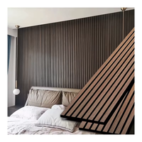 Panneaux muraux acoustiques à lattes décoratifs pour l'intérieur, best-sellers européens ECOUPP, panneaux muraux acoustiques en MDF bois