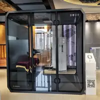 Cabina silenziosa portatile cabina prefabbricata insonorizzata per 2 persone con cabina per riunioni con Pod per ufficio leggero