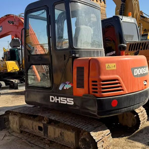 Doosan รถขุด DH55ตีนตะขาบขนาดเล็ก5ตัน Doosan เครื่องขุด dx75 dx60 dh60 dh55สำหรับฟาร์ม - Product Image 1