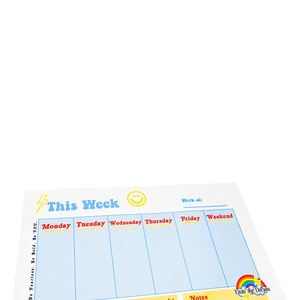 Papeterie Fournitures de bureau Papier à feuilles mobiles A4 imprimé en CMJN, agenda quotidien, hebdomadaire, mensuel, couleur personnalisée, bloc-notes de bureau - Product Image 5