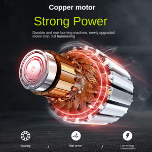 220V DIY 20/24/26mm SDS Rotary <b>Hammer</b> Drill Set Kit Brushless Motor Portable 22.9ft-lb Torque Iron 6 Month Warranty 220V Power T - Product Image 4