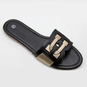 Sandali Casual da <span class=keywords><strong>Donna</strong></span> con Punta Tonda, Suola Piatta <span class=keywords><strong>Incrociata</strong></span>, Tacco Basso, per Uso Esterno, Vendita all'Ingrosso - Product Image 2