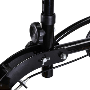 Popular MOYATEC - Andador con Ruedas Plegable y Ajustable de Acero al Carbono para Exteriores, con Rodilleras, Capacidad de 150 kg, para Personas con Discapacidad - Product Image 6