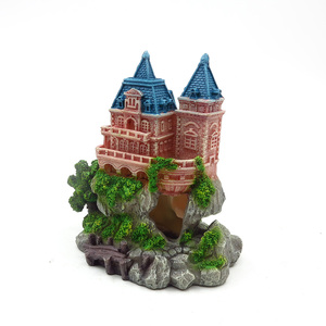 Ornamento per <span class=keywords><strong>acquario</strong></span> grotta acquatica nascondi capanna, rifugio per gamberetti Cichlid Hiding - Product Image 6