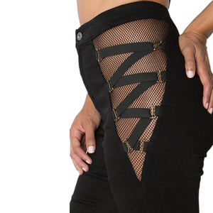 All'ingrosso <span class=keywords><strong>pantaloni</strong></span> elasticizzati <span class=keywords><strong>donna</strong></span> <span class=keywords><strong>donna</strong></span> elasticizzati <span class=keywords><strong>neri</strong></span> Denim per le donne - Product Image 6