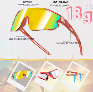 Gafas de sol deportivas Premium unisex de clase alta para niños Tonos de nuevo diseñador para niñas en colores llamativos - Product Image 6
