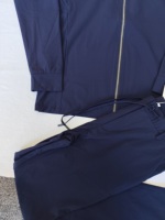 Survêtements de football décontractés pour hommes avec logo noir, ensemble 2 pièces unisexe, tenue de jogging technique ample, en polyamide et élasthanne, OEM
