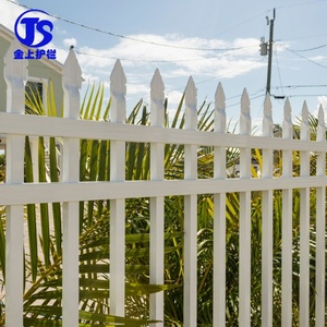 Panneaux de clôture de balcon et de jardin extérieurs en alliage d'aluminium à pointe personnalisée, thermolaqués pour usage domestique - Product Image 2