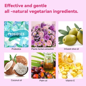 Savon Yoni bio artisanal Chinaherbs, soins féminins, produits d'hygiène féminine, vente en gros, savon Yoni aux probiotiques et à la rose - Product Image 6
