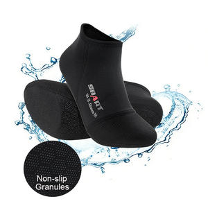 Chaussettes en néoprène SBART personnalisées à séchage rapide de 3 mm avec protection antidérapante pour les pieds, pour sandales de plage, natation, plongée, surf, toutes saisons - Product Image 1
