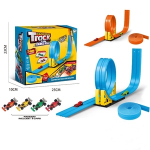 MST Toys Pista per Auto in Plastica ABS, Giocattolo Fai-da-te con Auto Slot, Pista Doppia da 4 Metri, Auto in Lega Scorrevoli per Bambini - Product Image 2