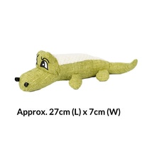 Jouet sonore en peluche crocodile pour chat et chien - Poupée interactive anti-ennui pour chat
