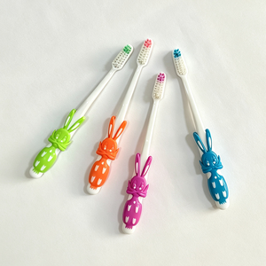 Brosse à dents manuelle pour enfants, motif lapin mignon, poils souples, pour usage domestique, protège les dents sensibles, vente en gros - Product Image 3