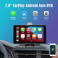 Écran Tactile de Navigation Portable 7 Pouces Compatible CarPlay Sans Fil iOS et Android Auto AutoLink