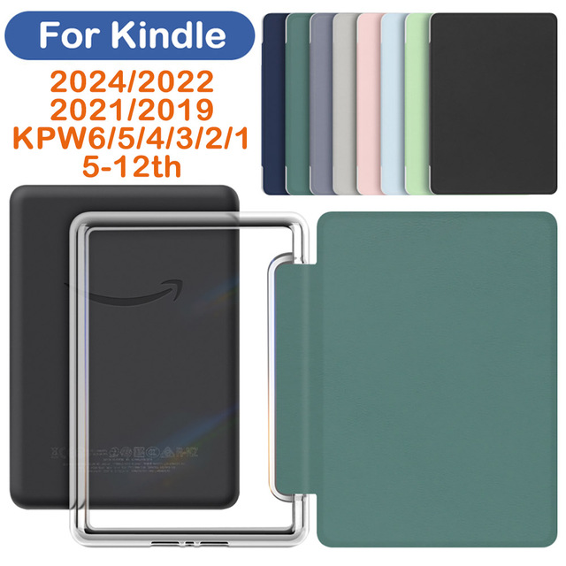 Accessories Cover Pouch for Kindle Paperwhite Colorsoft 2024 2022 2021 2 3 6 10th 11th 12th Generation 6 6.8 7 Inch Acrylic Case