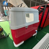 Camion de restauration mobile de luxe de haute qualité avec carrosserie en acier inoxydable, hotte et mur coupe-feu pour les entreprises de restauration rapide